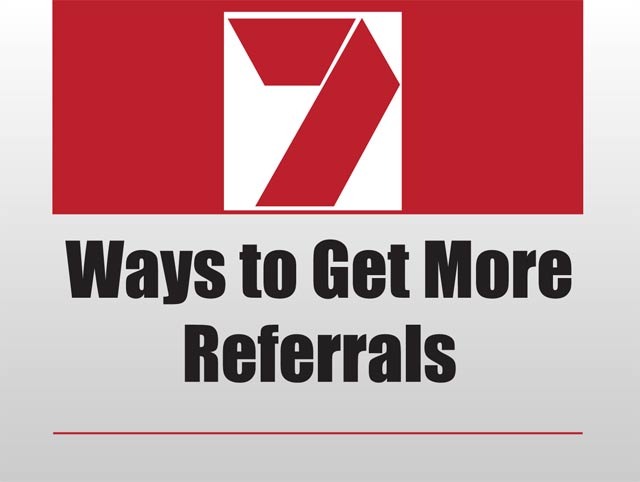 Ways to Get More Referrals