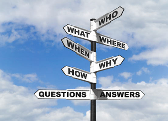 Asking Questions-Who What When Where Why How